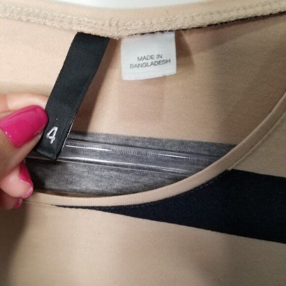 H&M stipe body-con dress  - Picture 2 of 3